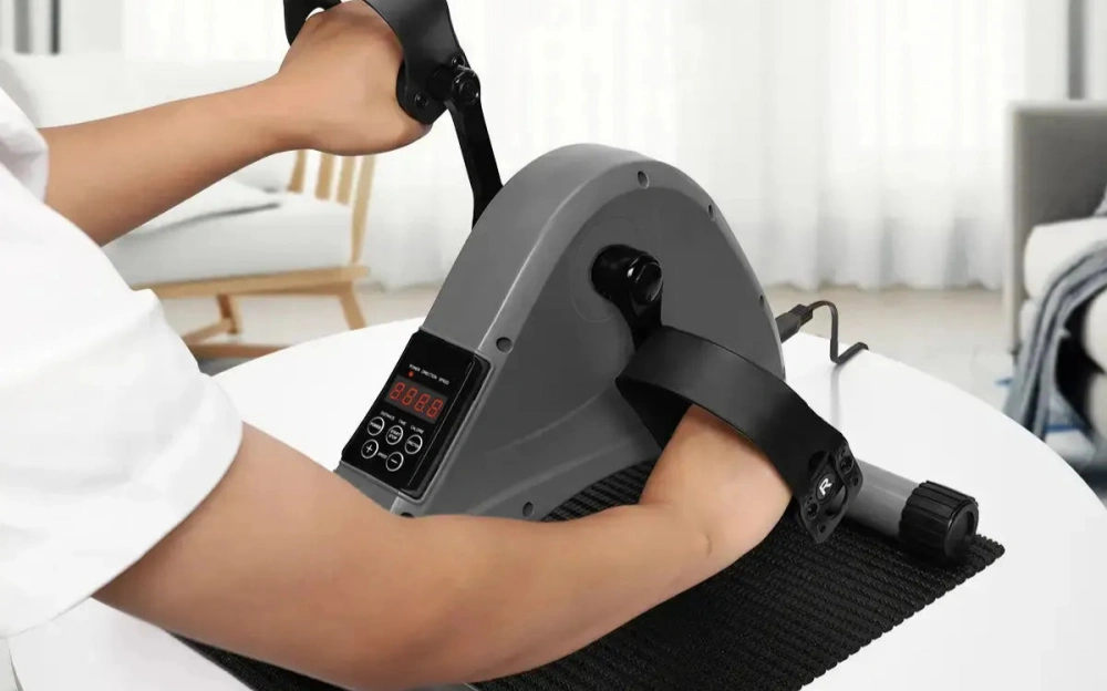 under desk bicycle machine could exercise your upper body as well