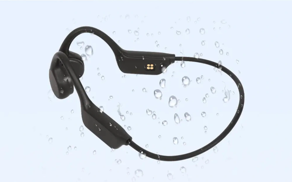 Tousains waterproof wireless headphones for swimming is equipped with IP 68 technology