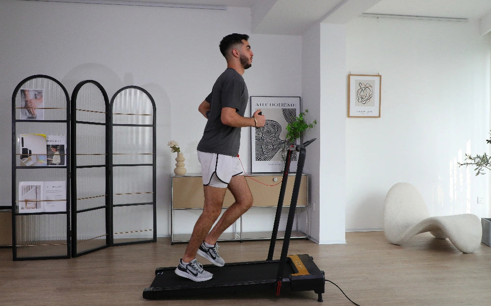 RUNNING ON THE tOUSAINS 2 IN 1 INCLINE TREADMILL AT HOME