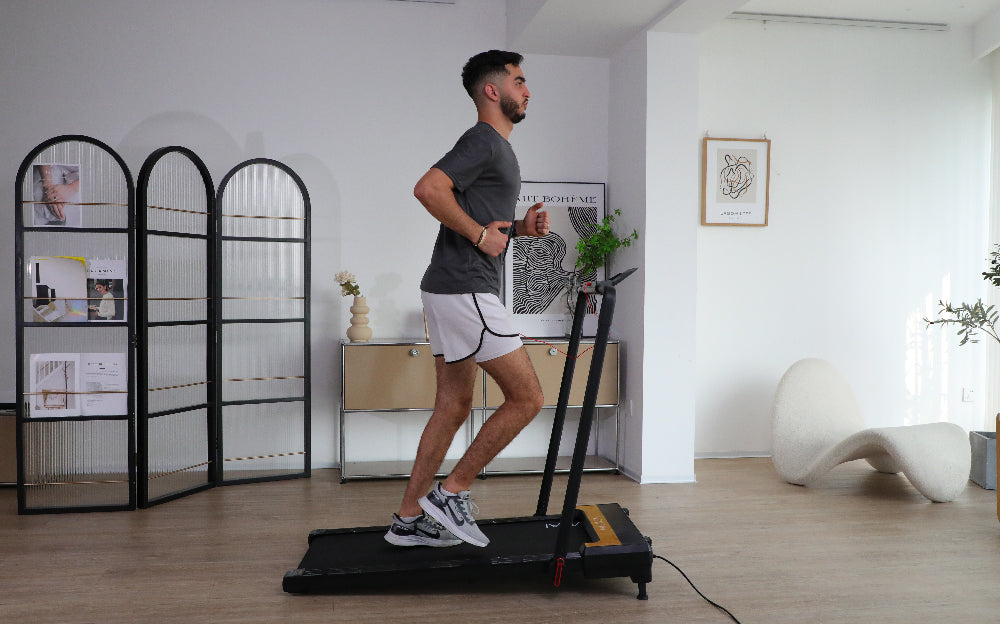 using compact treadmill at home