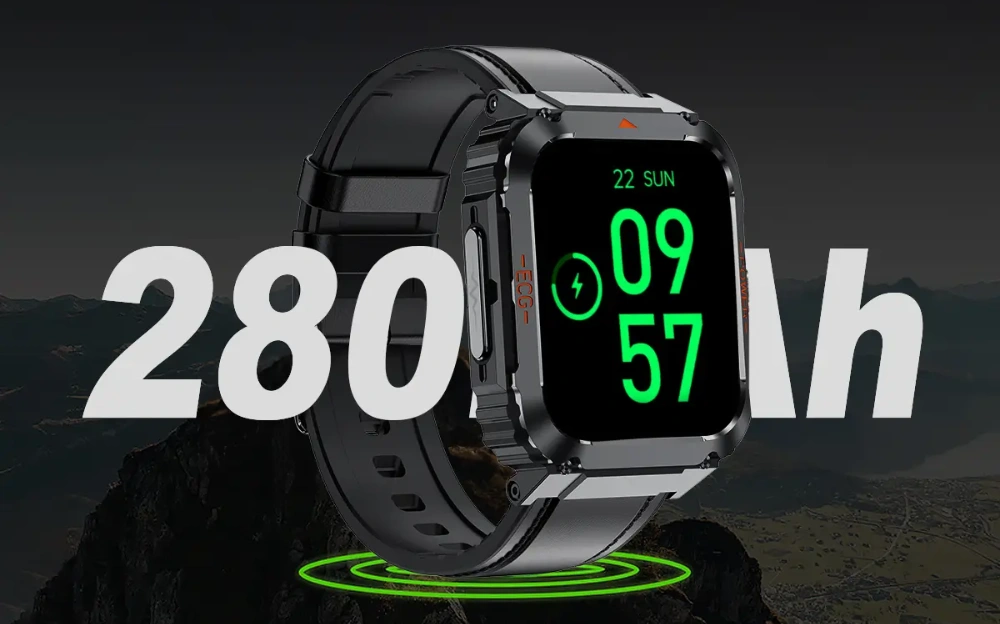 Tousains S1 smart watch is designed with long battery life