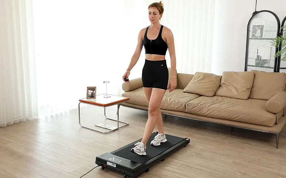 enhance your workout with Tousains home walking treadmill ST 1