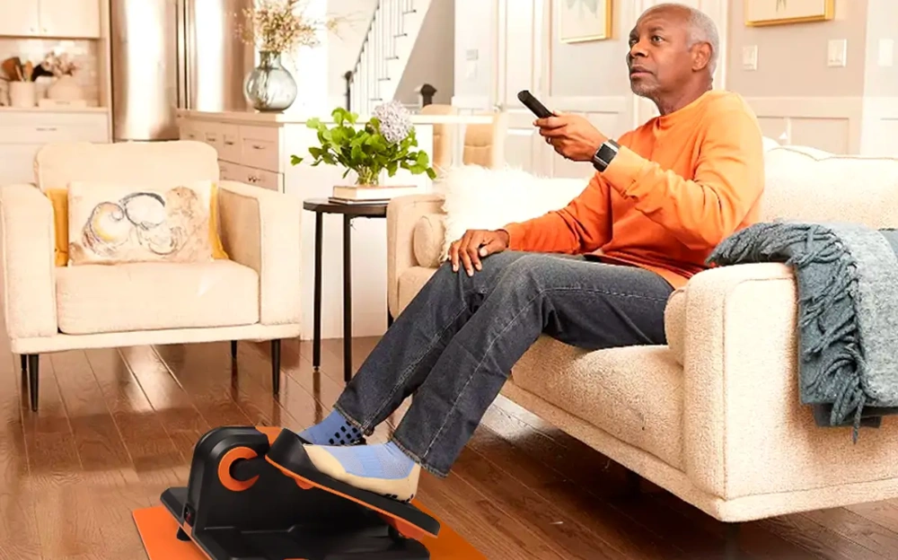 Tousains mini elliptical machine is low-impact and friendly to seniors