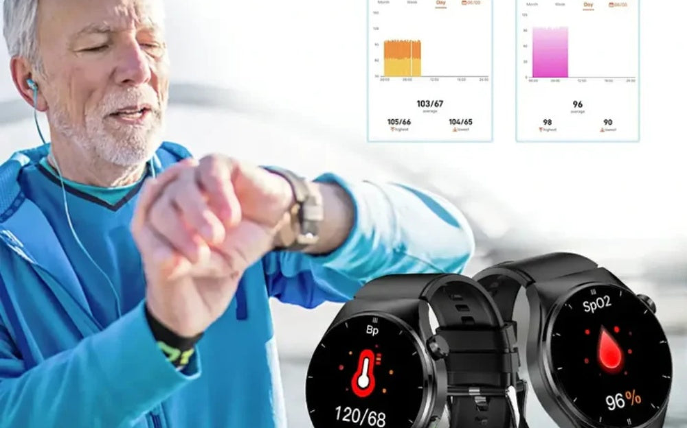 Tousains H1 Watch: Health Data Monitor for Seniors