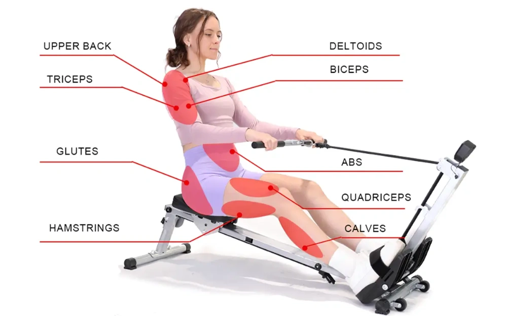 Tousains Foldable Rowing Machine unlock your full potential