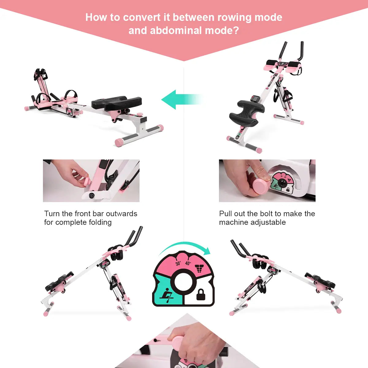 Tousains 3 in 1 Rowing Machine 1.0