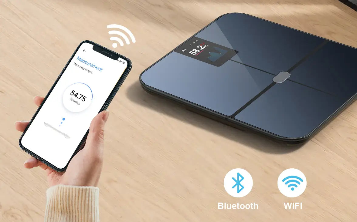 Tousains smart scale M1 with wifi & bluetooth connectivity