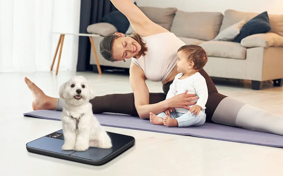 Tousains smart scale M1 with baby weighing and athlete modes