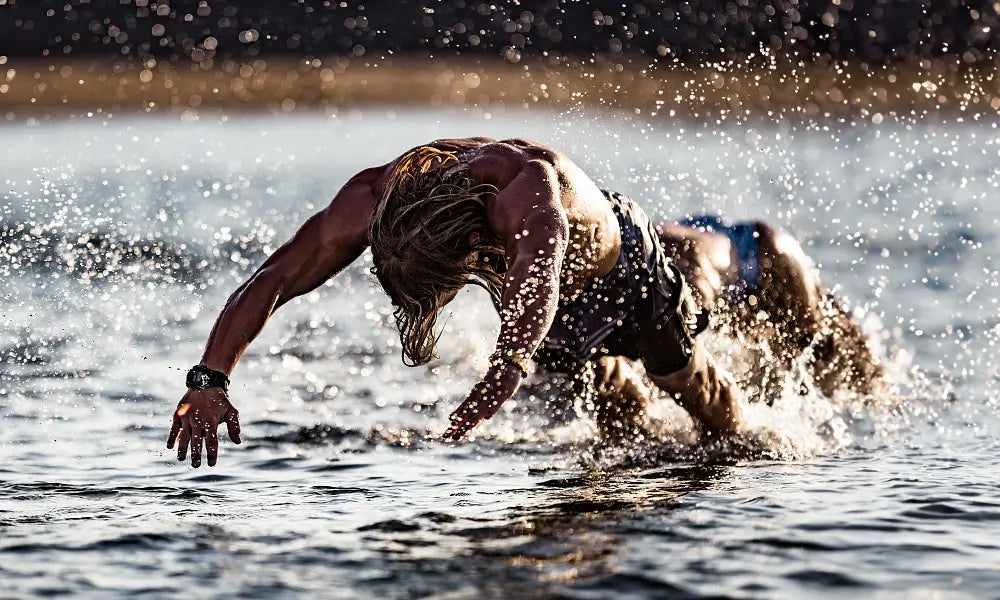 Tousains carbon fiber watch for water-related activities