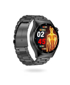 Tousains smartwatch H1 with black steel strap