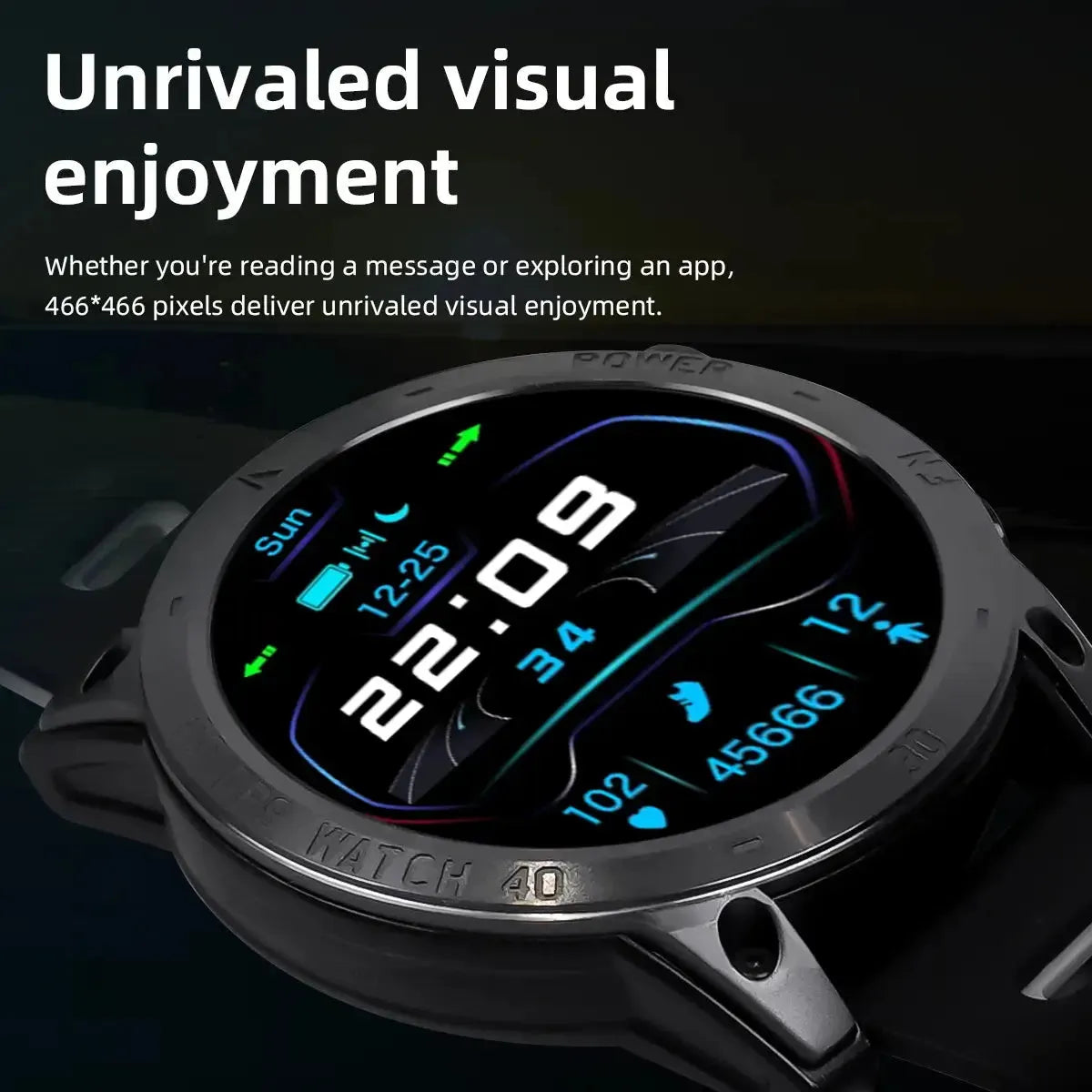 Tousains smartwatch S2 with high visual enjoyment